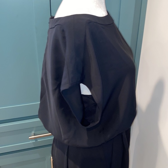 NWT ELIZA J Cap Sleeve Wide Leg Jumpsuit in Black - Picture 6 of 11